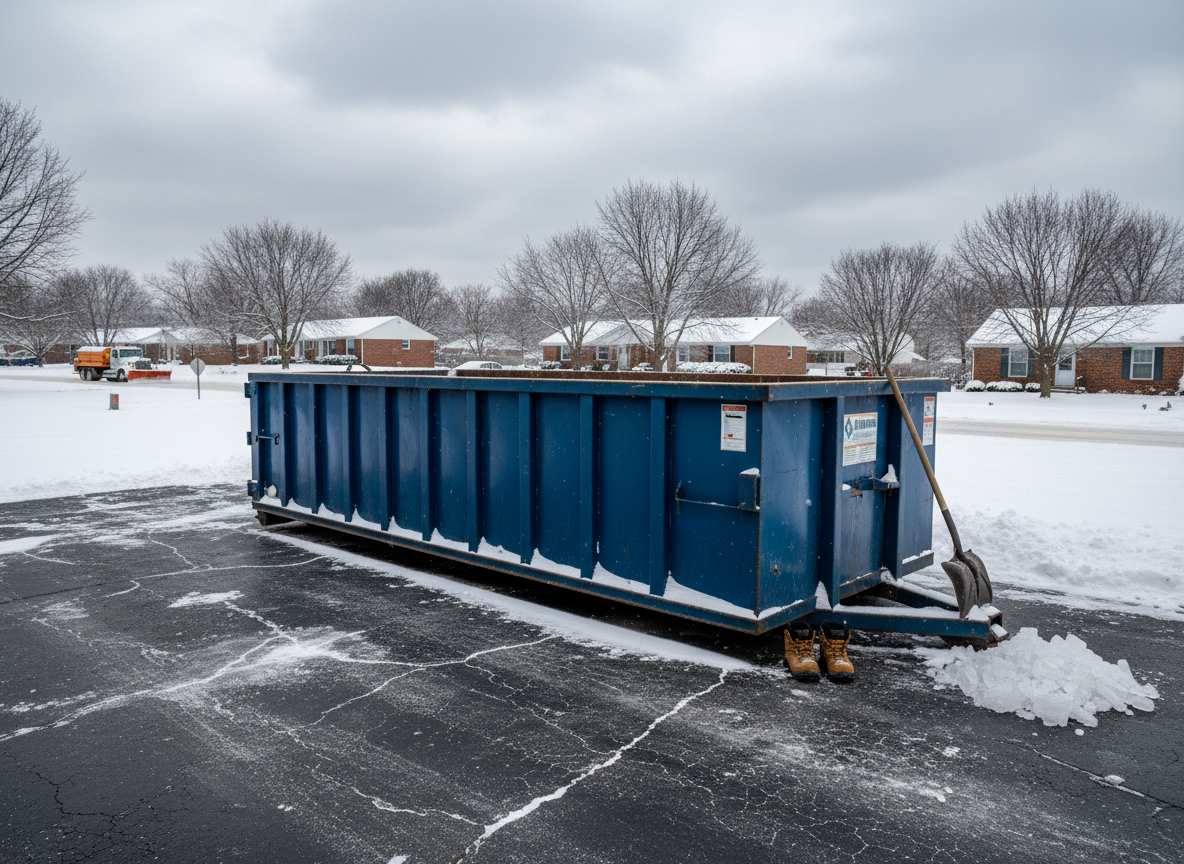 Winter Dumpster Rental Tips for Kansas City